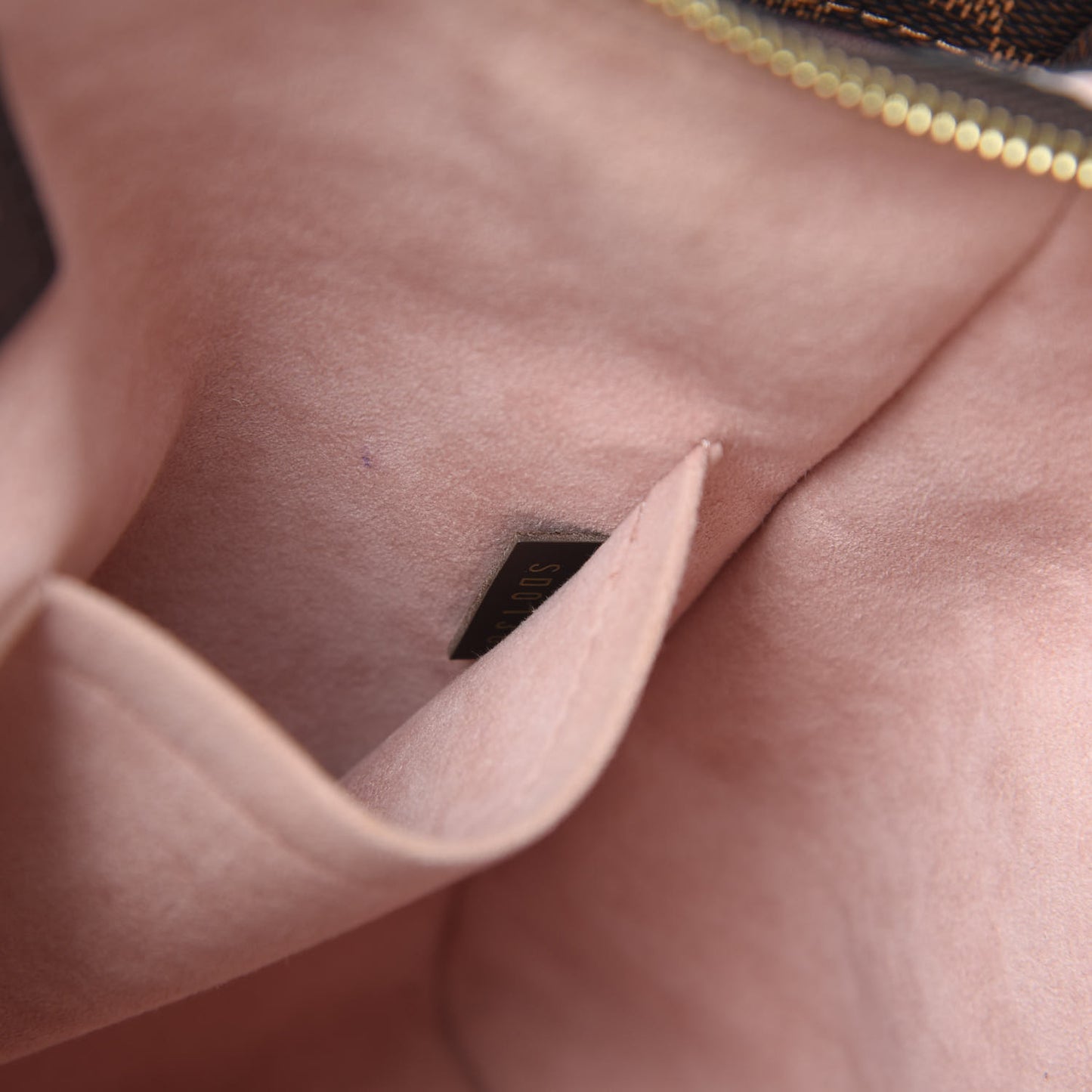 Cuir Taurillon Damier Ebene Normandy Magnolia