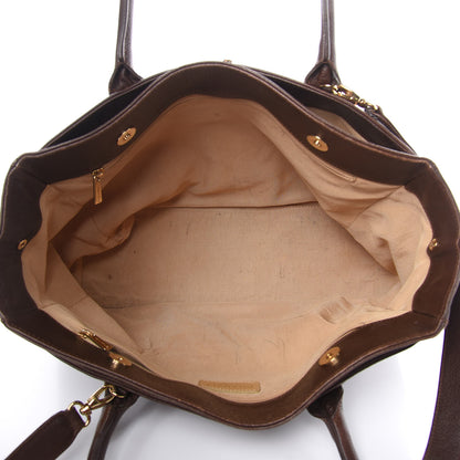 Chanel Calfskin Cerf Executive Shopper Tote Brown 5 of 28