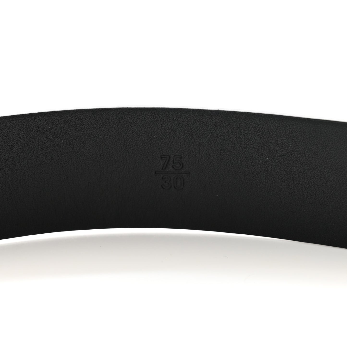 Lambskin Chain Square Buckle Belt 75 30 Black