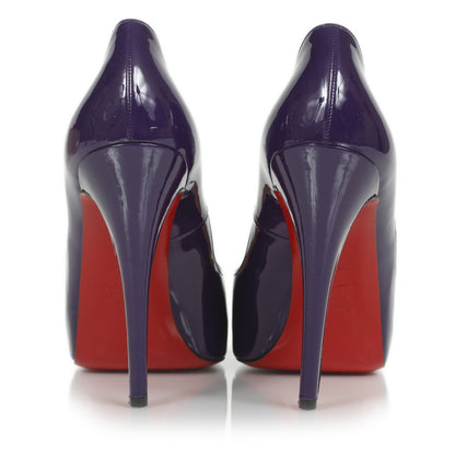 Christian Louboutin Patent Very Prive 120 Pumps 41 Purple 3 of 9