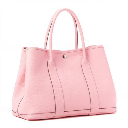 Hermes Vache Country Garden Party Tote 36 MM Rose Sakura 3 of 9