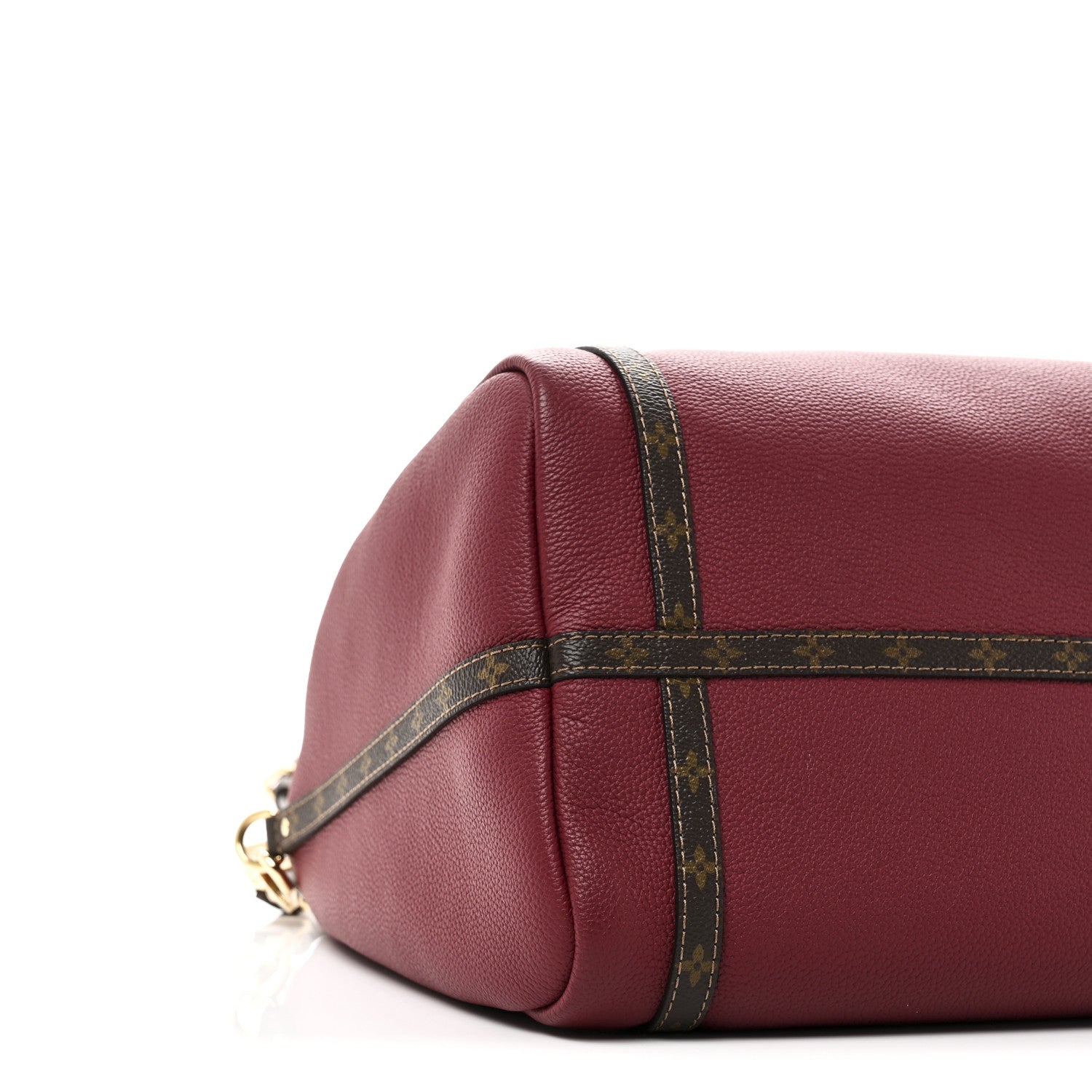 Louis Vuitton Calfskin Monogram Express MM Carmin Red 8 of 9