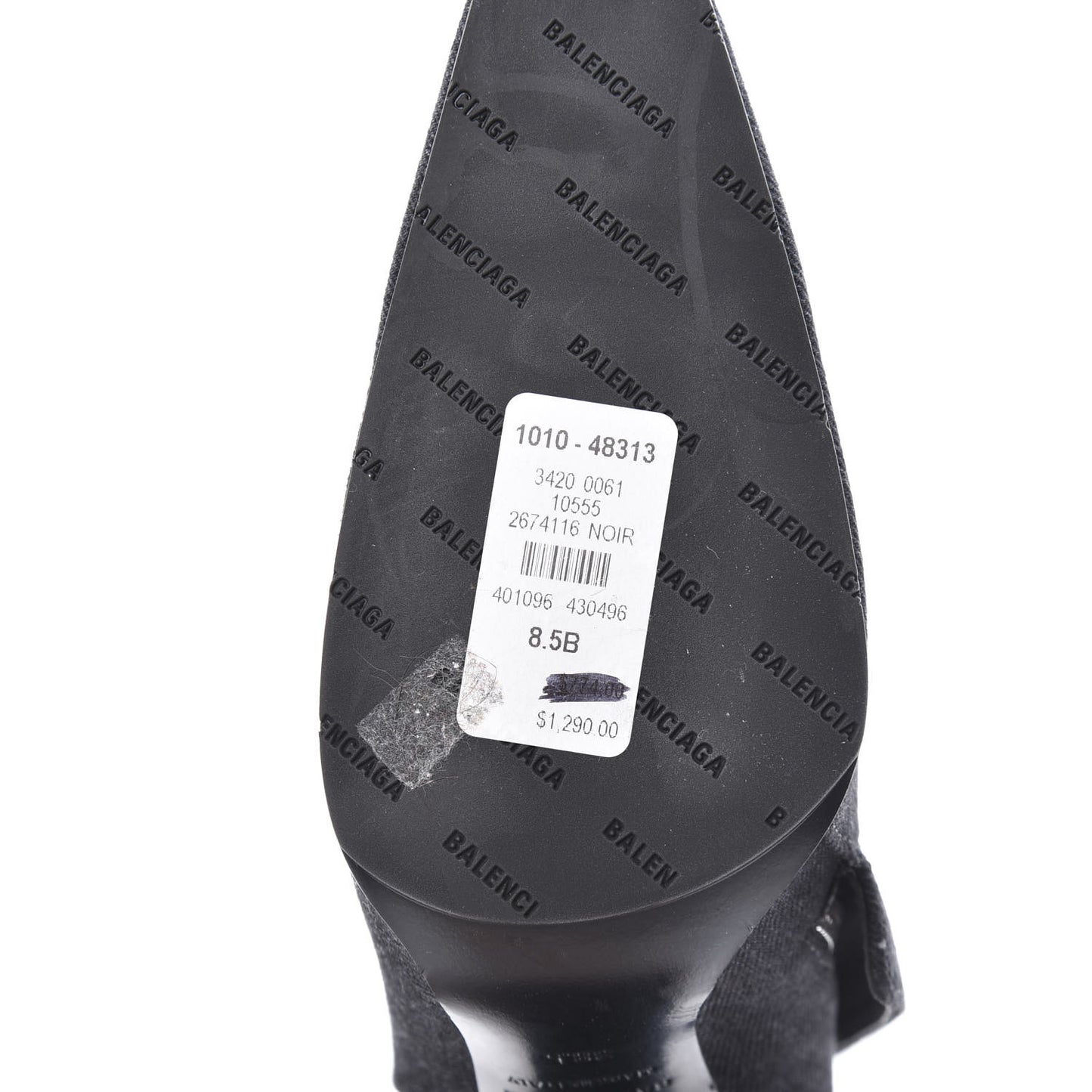 Denim Ankle Boots 38.5 Black