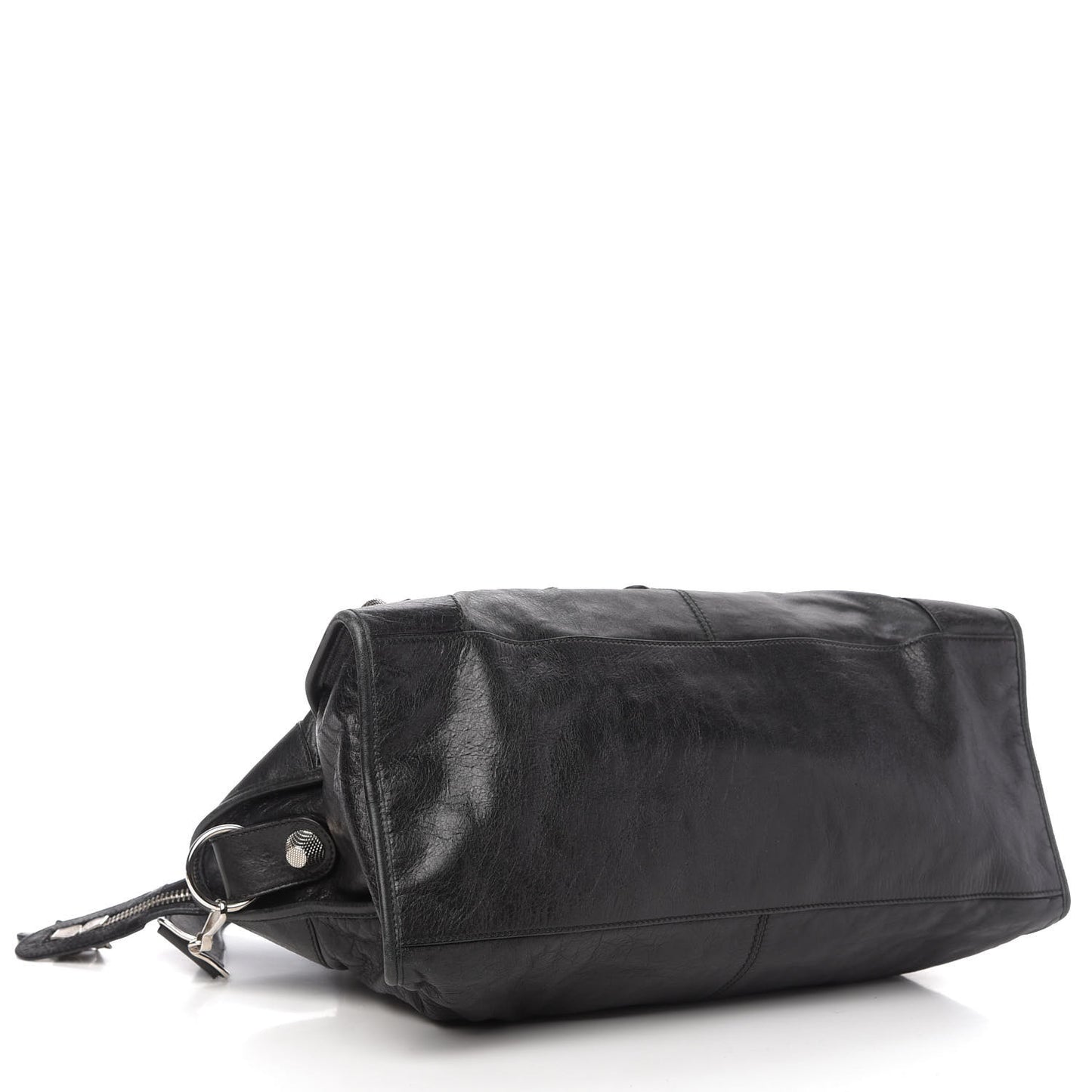Agneau Giant 21 Silver Hardware Part Time Black