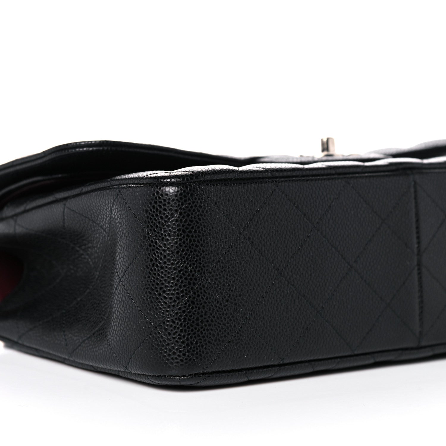 Chanel Caviar Quilted Jumbo Double Flap Black 8 of 13