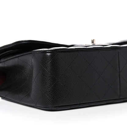 Chanel Caviar Quilted Jumbo Double Flap Black 8 of 13