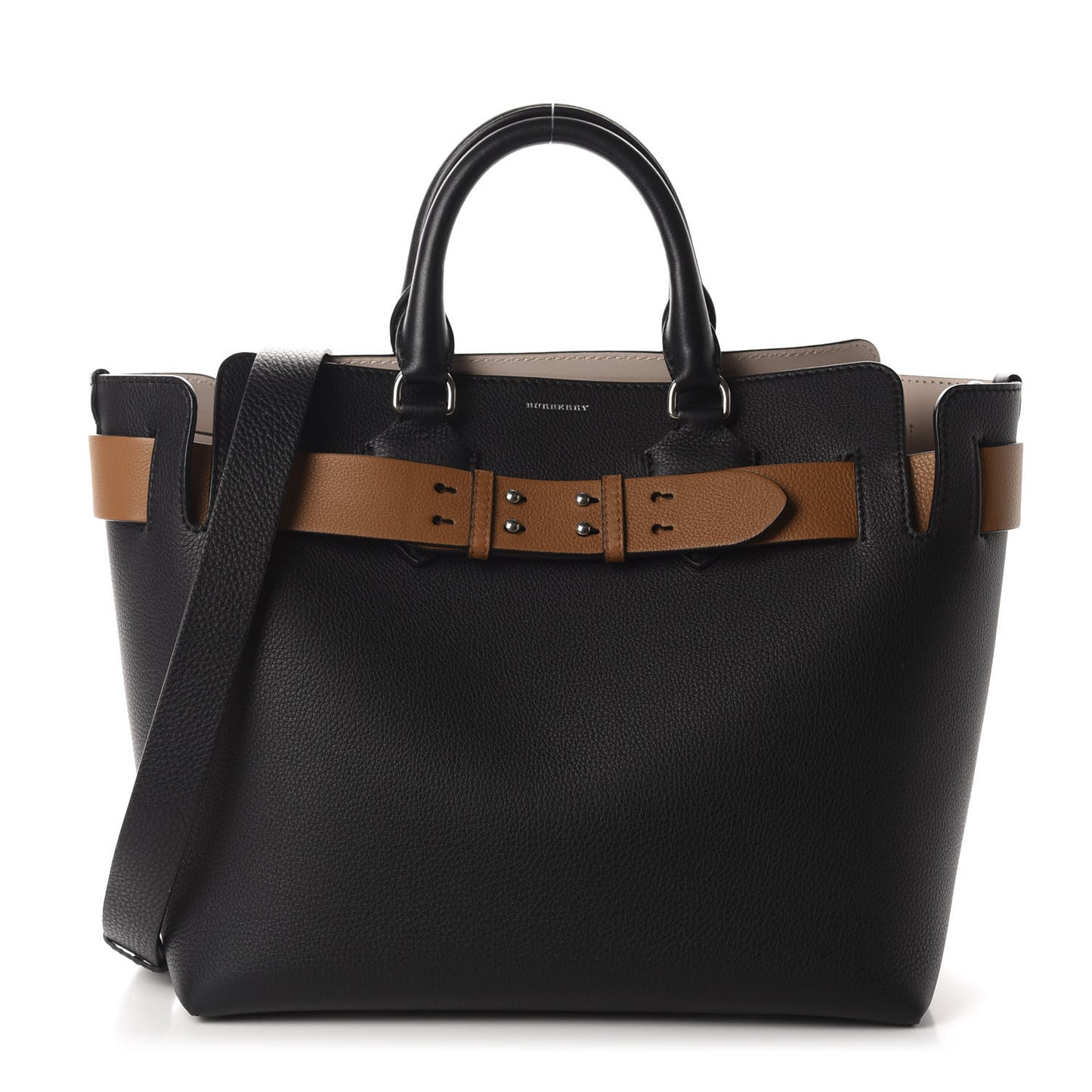 Soft Grain Calfskin Medium Belt Bag Black