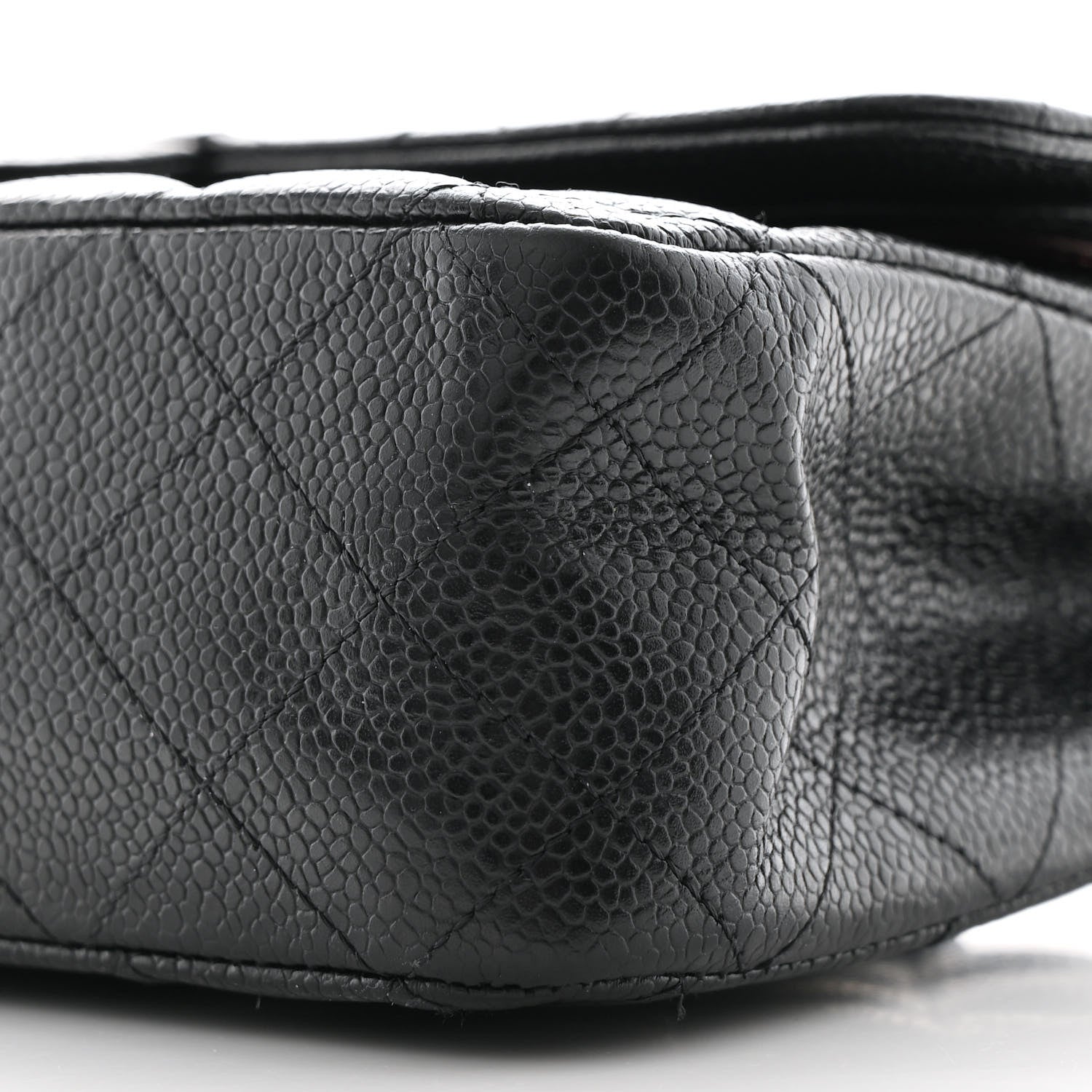 Chanel Caviar Quilted Medium Double Flap Black 10 of 11