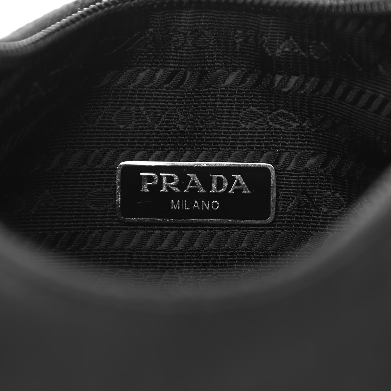 Prada Tessuto Nylon Mini Re-Edition 2000 Bag Black 6 of 9