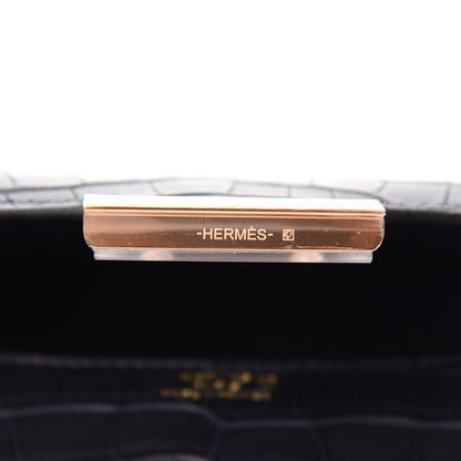 Hermes Matte Alligator Constance 18 Bleu Indigo 11 of 21