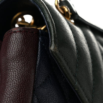 Saint Laurent Sheepskin Tri-Color Tri-Quilt Monogram Medium College Bag 13 of 14