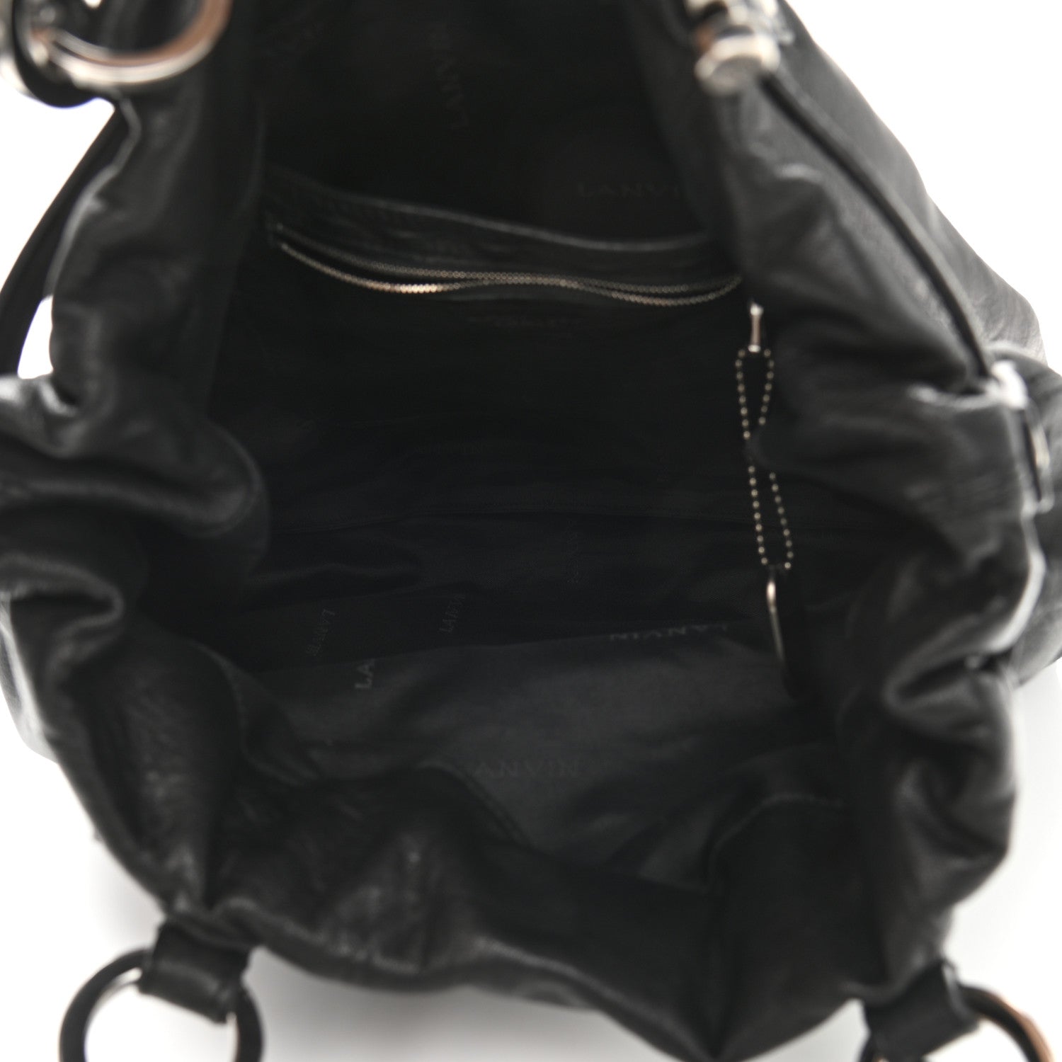 Lanvin Calfskin Kansas Tote Black 5 of 9