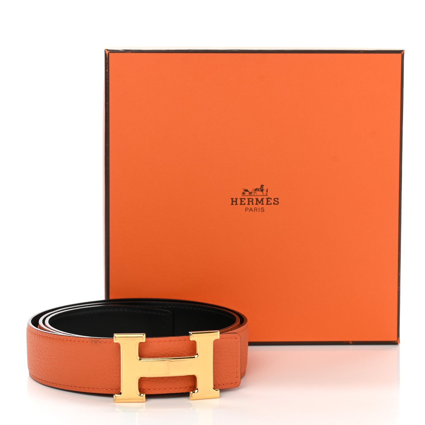 Swift Togo Constance H Belt 90 Black Orange