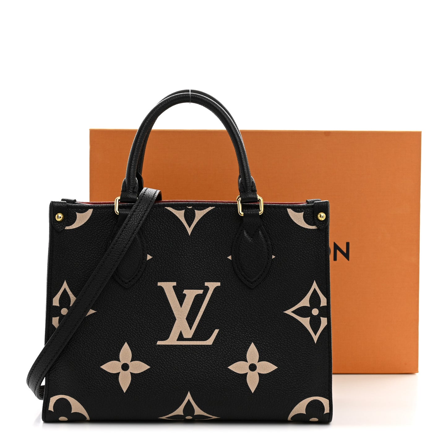 Empreinte Monogram Giant Onthego PM Black Beige