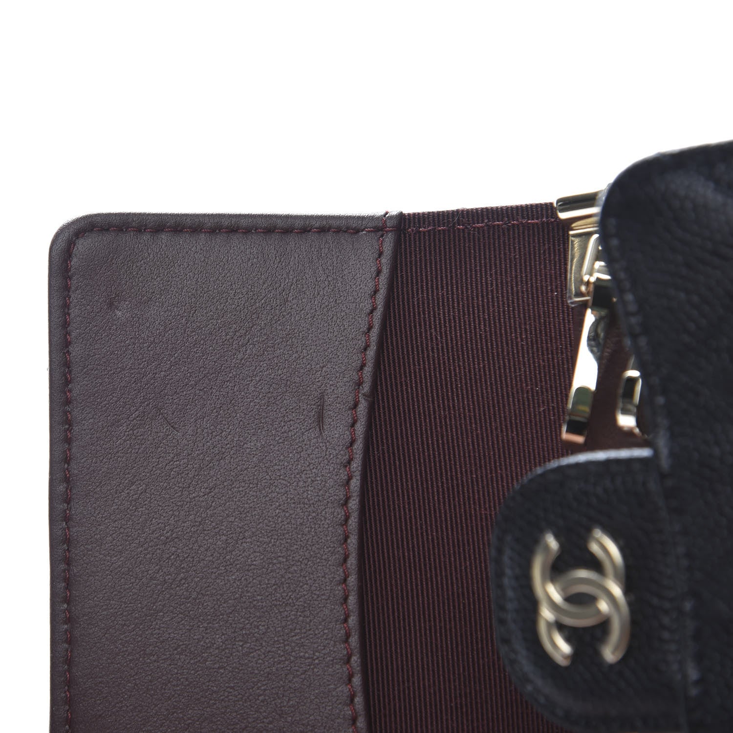 Chanel Caviar Quilted Classic 4 Key Holder Wallet Black 9 of 12