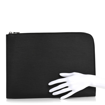 Louis Vuitton Epi Pochette Jour GM Black 2 of 7