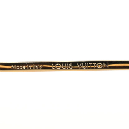 Louis Vuitton Grease Mask Sunglasses Z1045W Gold 5 of 8