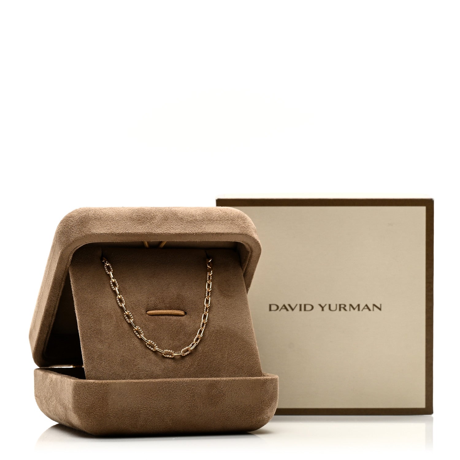 David Yurman 18K Yellow Gold 3mm Madison Chain Necklace 5 of 5