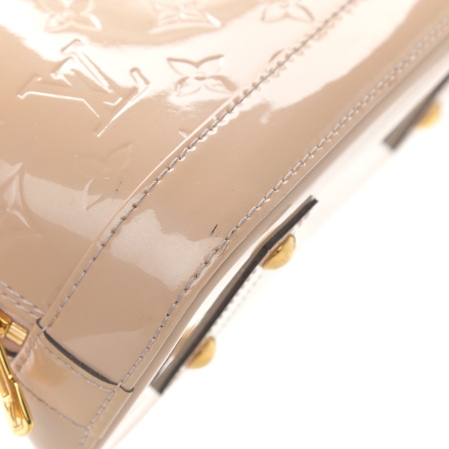 Louis Vuitton Vernis Alma BB Dune 13 of 17