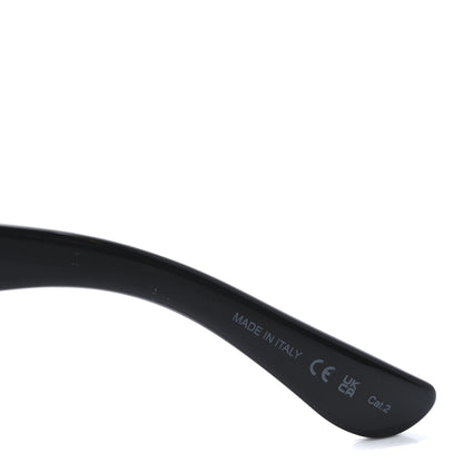 Saint Laurent Acetate Square SLM9 002 Sunglasses Black 7 of 8
