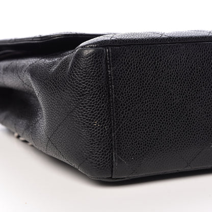 Chanel Caviar Quilted Maxi Double Flap Black 9 of 17