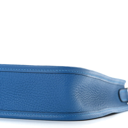 Hermes Taurillon Clemence Amazone Evelyne TPM Mykonos Blanc 9 of 9