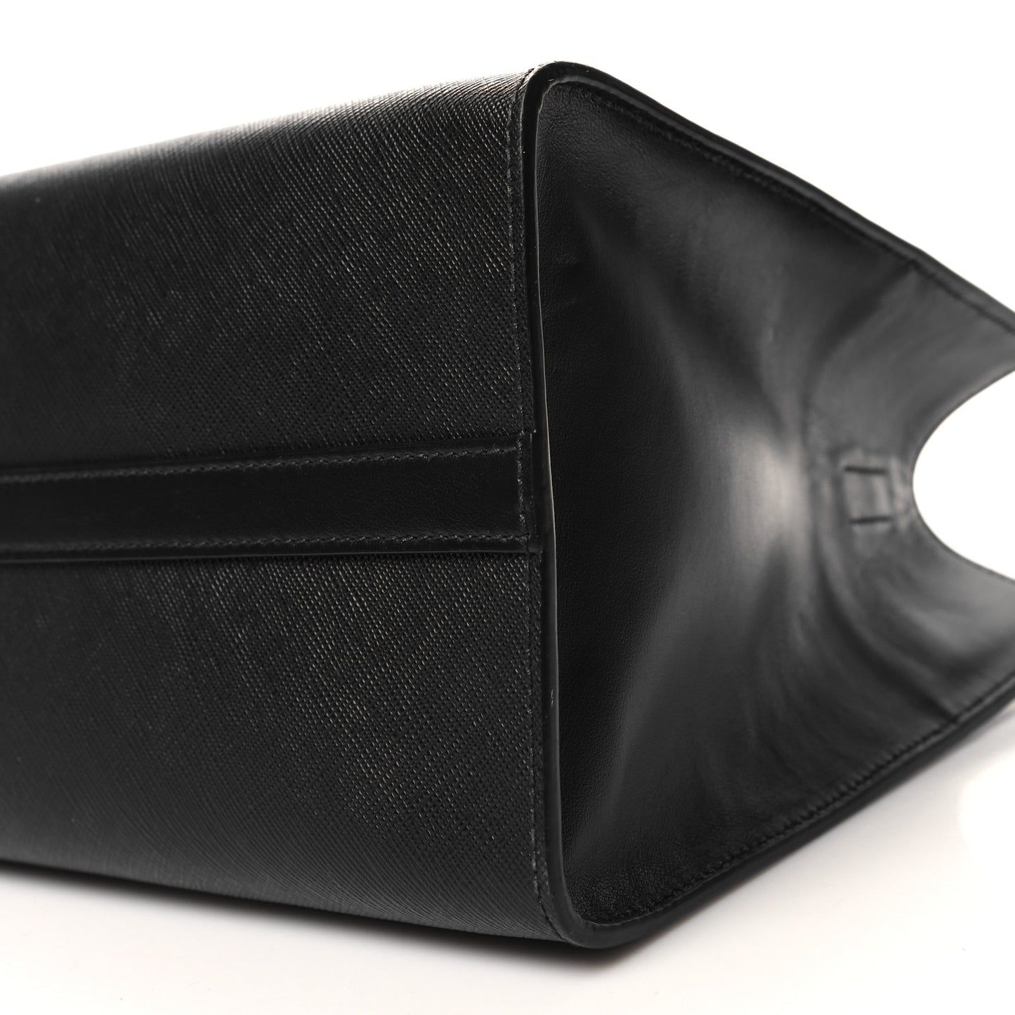 Saffiano Soft Calfskin Tote Black