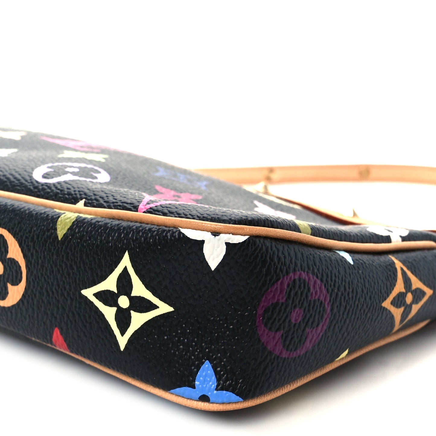 Monogram Multicolor Pochette Accessories Black