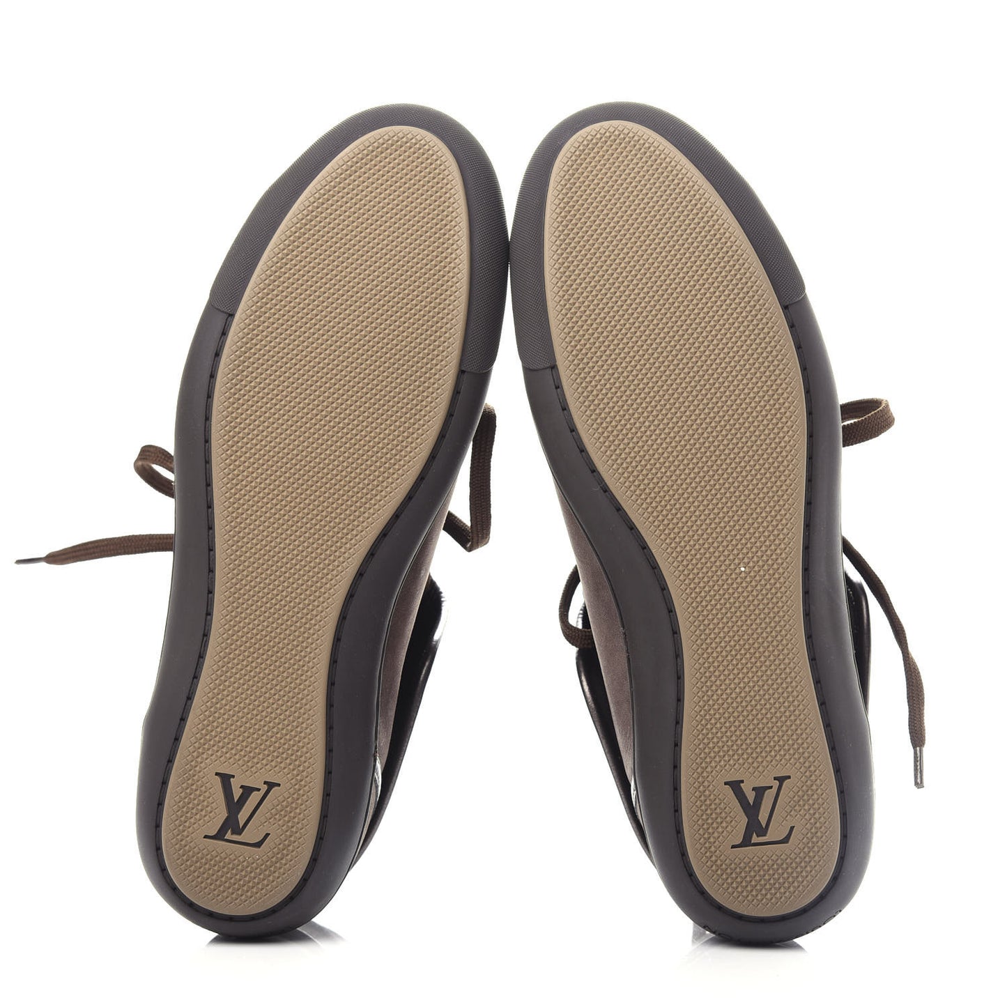 Calfskin Monogram Brea Sneaker 37 Brown