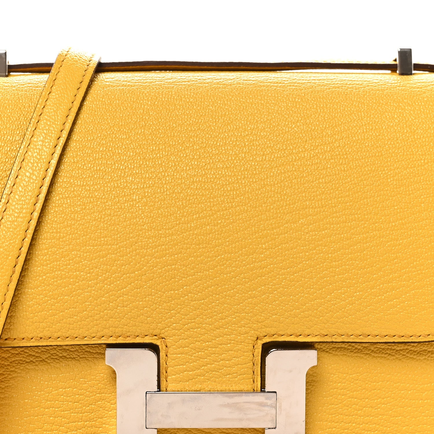 Hermes Chevre Mysore Constance 18 Jaune De Naples 8 of 10