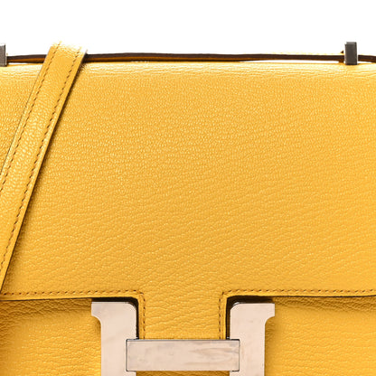 Hermes Chevre Mysore Constance 18 Jaune De Naples 8 of 10