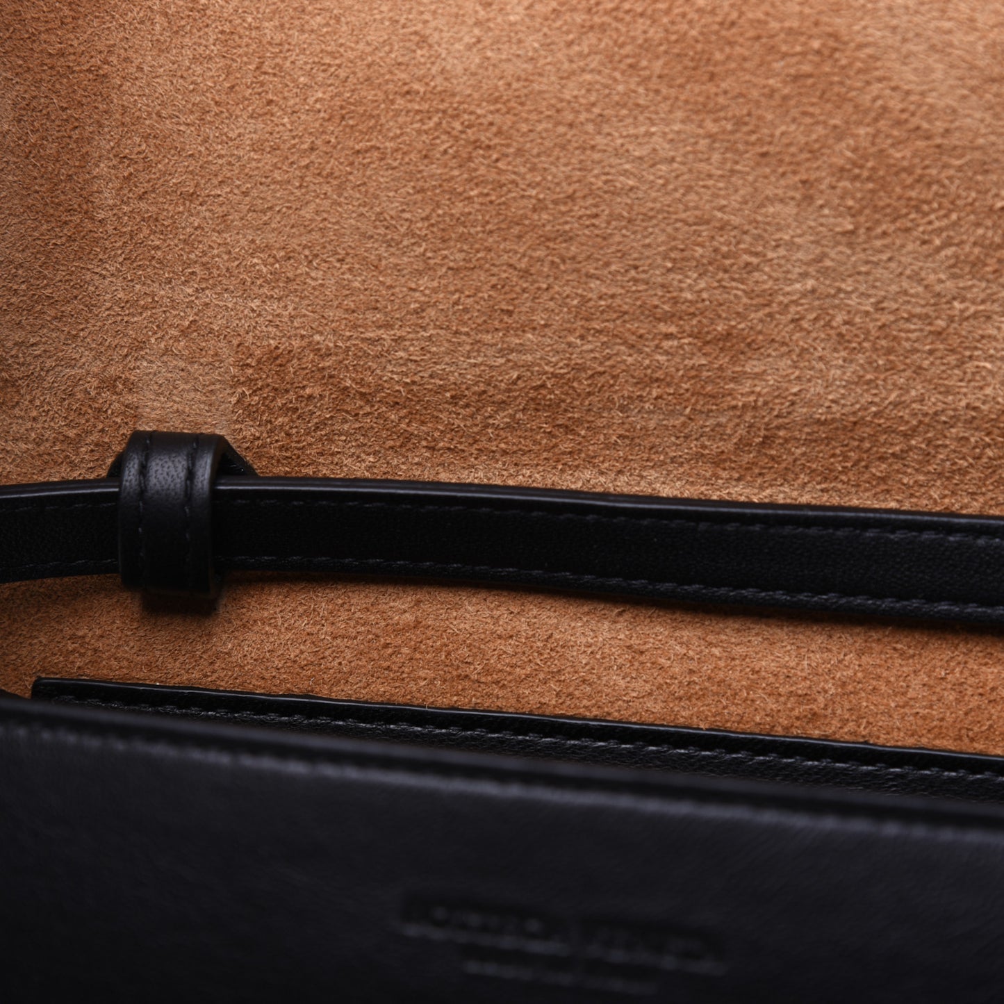 Lambskin Maxi Intrecciato Mini Cassette Crossbody Bag Black
