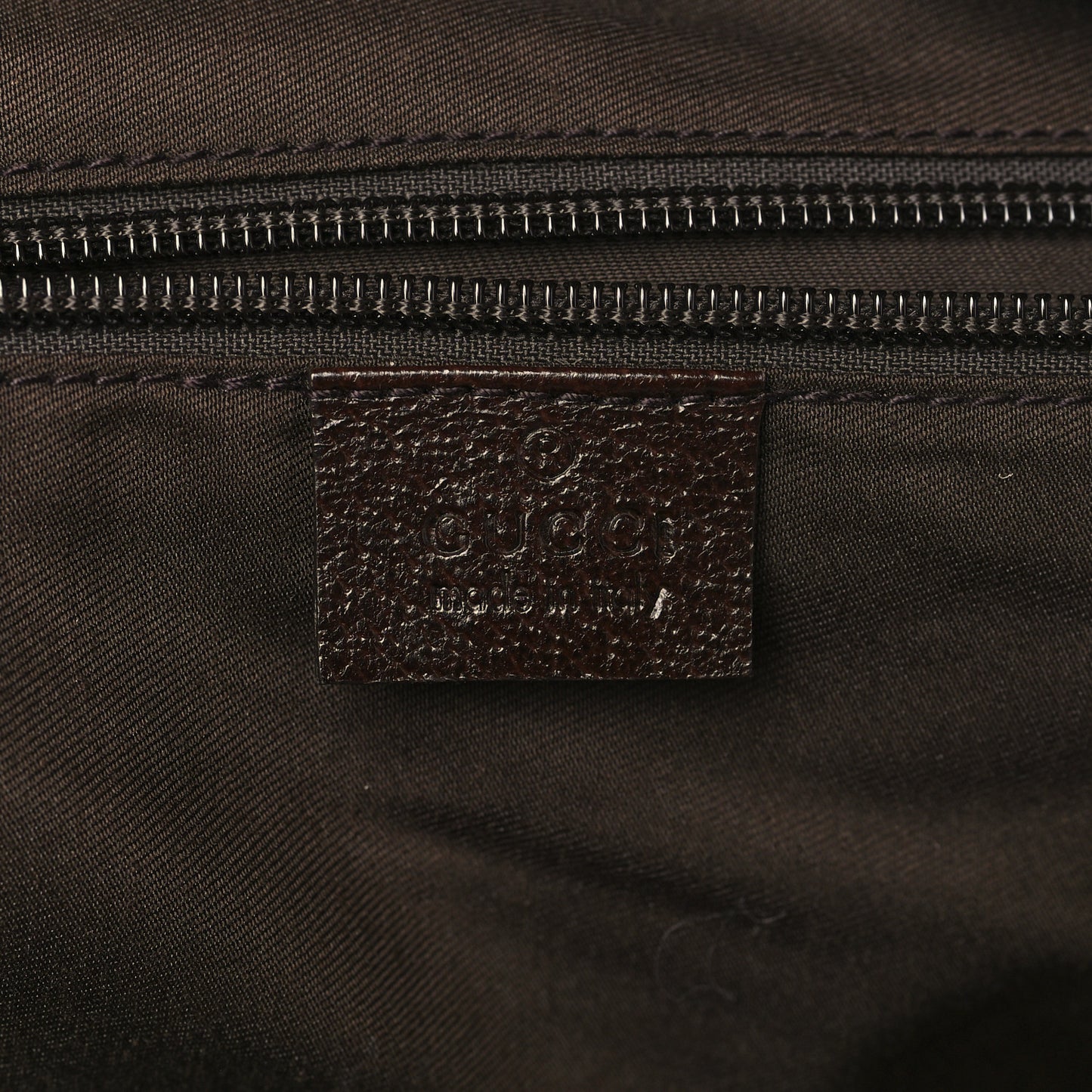 Monogram Web Medium Flat Messenger Bag Brown