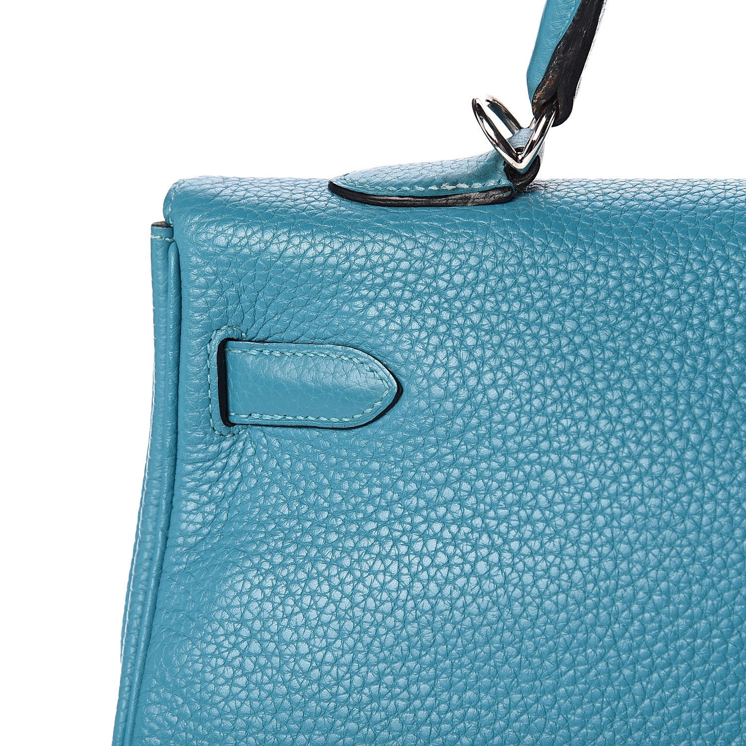 Hermes Taurillon Clemence Kelly Retourne 35 Bleu Izmir 29 of 33
