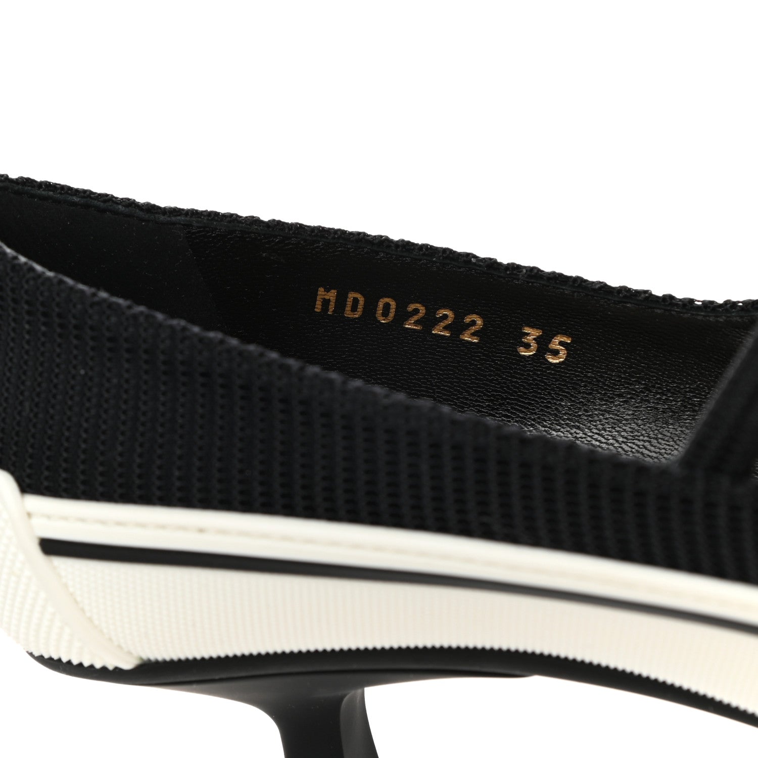 Christian Dior Technical Canvas Rubber D-Motion 55mm Pumps 35 Black 8 of 9