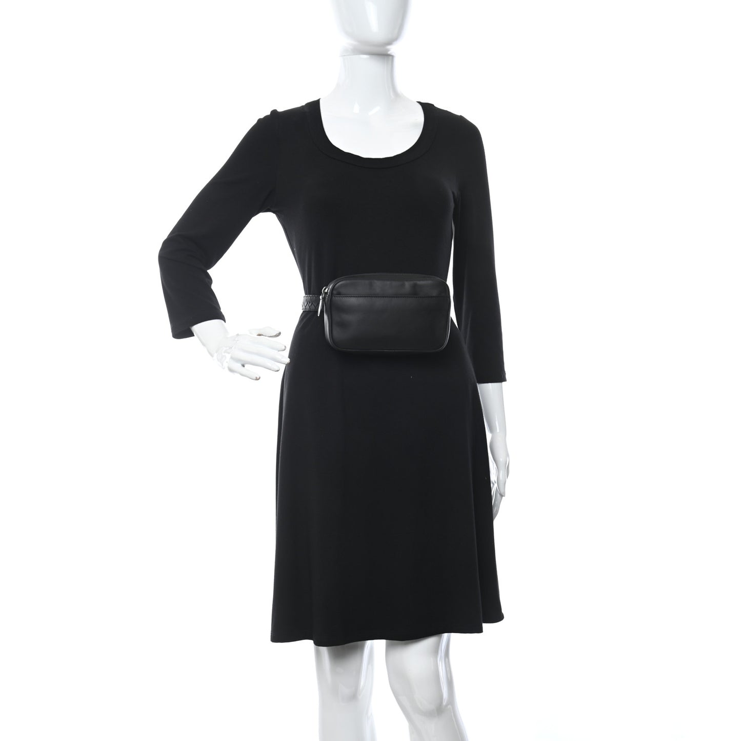 Nappa Belt Bag Black