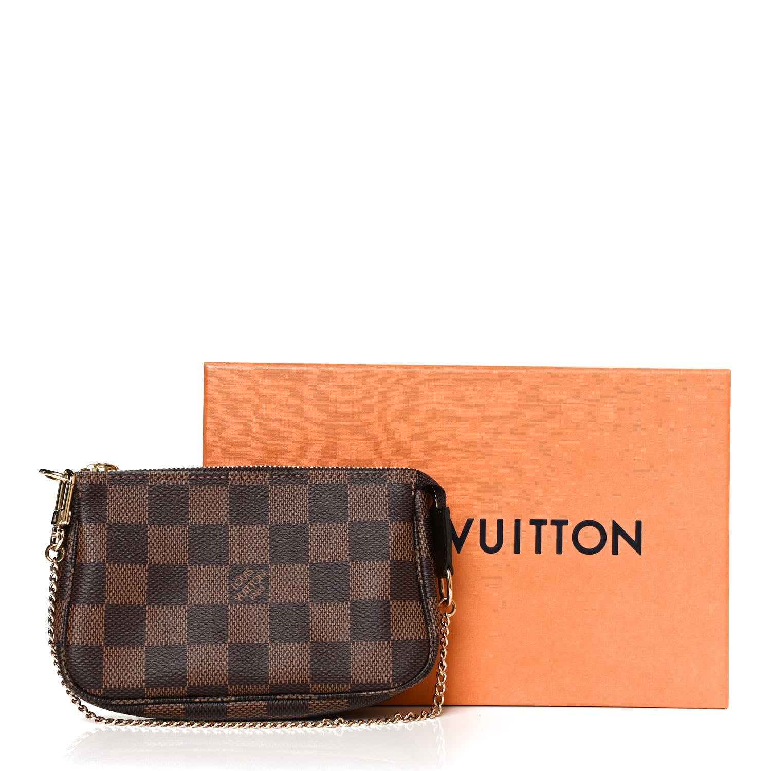 Louis Vuitton Damier Ebene Mini Pochette Accessories 9 of 9