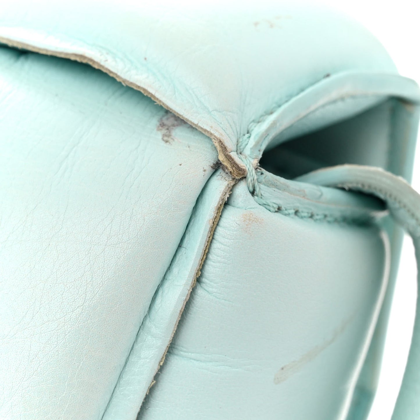 Paper Calfskin Maxi Intreccio Padded Cassette Crossbody Bag Spearmint