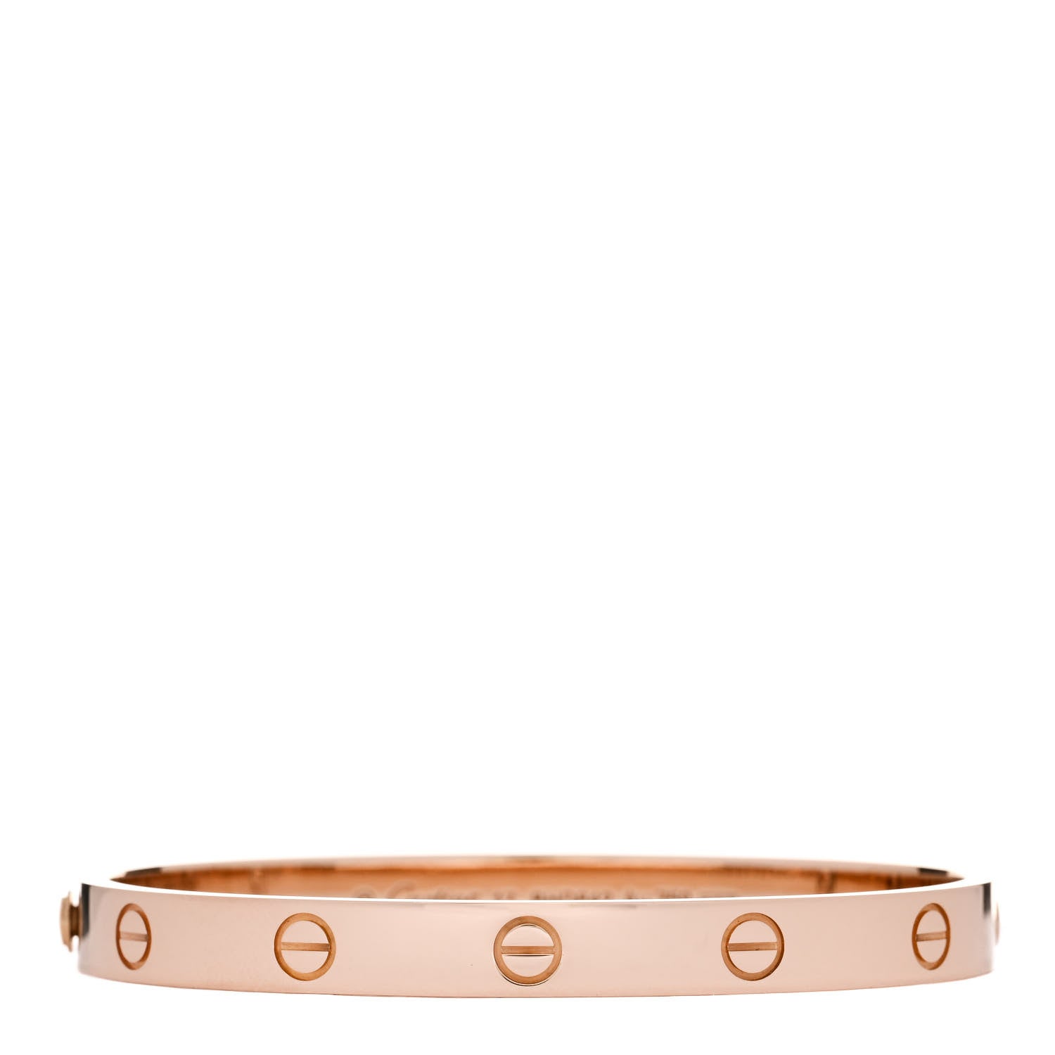 Cartier 18K Pink Gold LOVE Bracelet 17 1 of 9