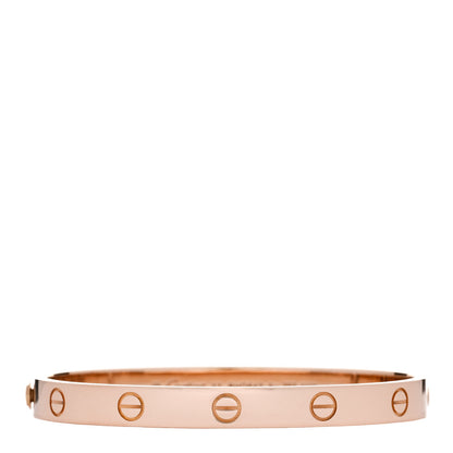Cartier 18K Pink Gold LOVE Bracelet 17 1 of 9