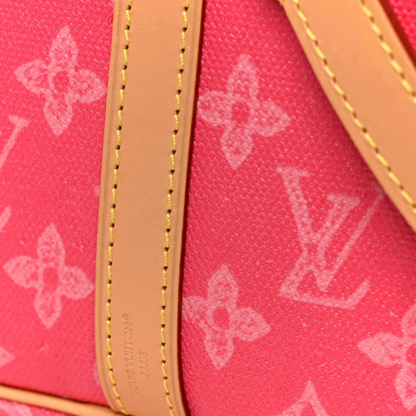 Monogram Origine Speedy Bandouliere 25 Rose Ruban