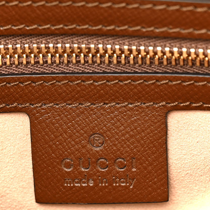 Gucci GG Supreme Monogram Small Horsebit 1955 Shoulder Bag Beige Brown Sugar 6 of 10