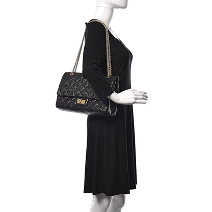 Chanel Aged Calfskin Quilted 2.55 Reissue 227 Flap Black 2 of 11