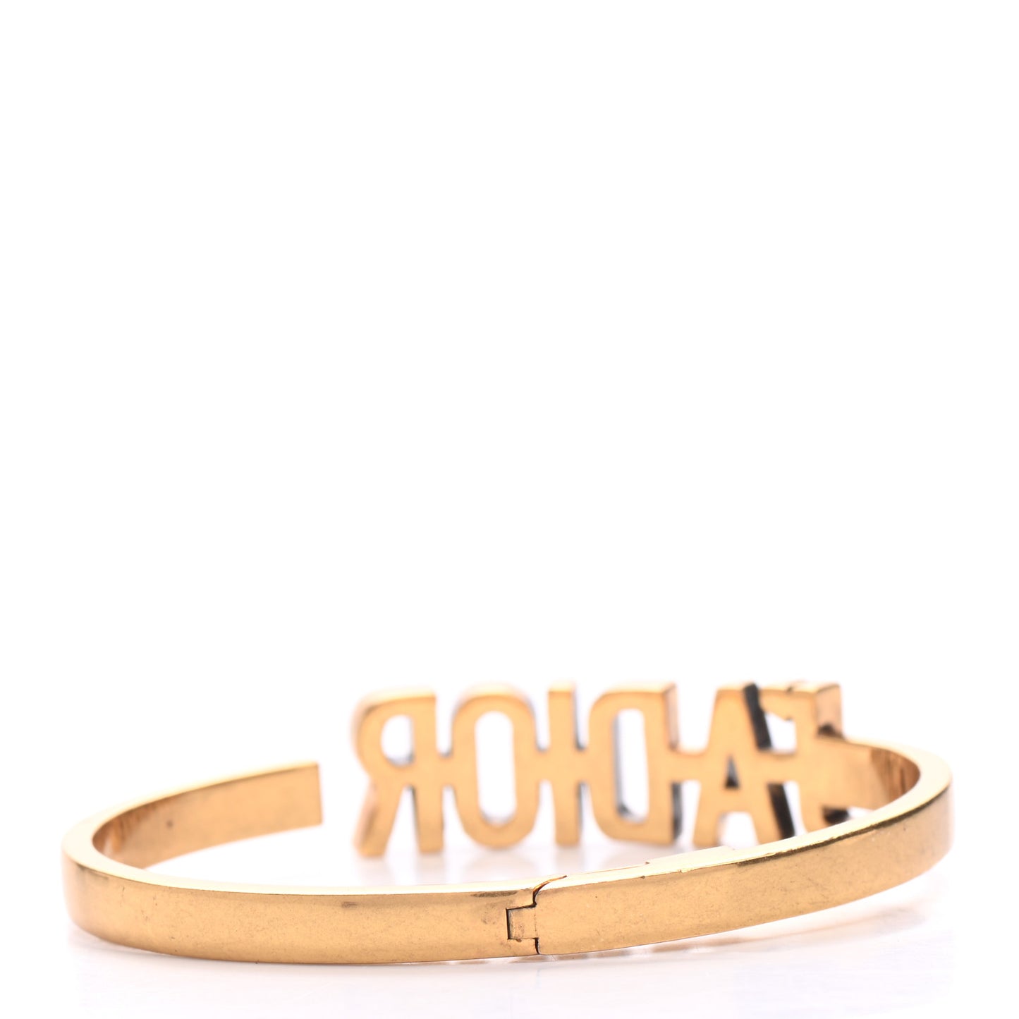 Metal J'Adior Bracelet Cuff Gold