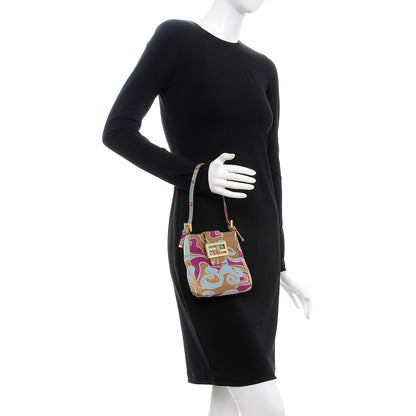 Fendi Satin Swirl Baguette Bag Multicolor 2 of 11