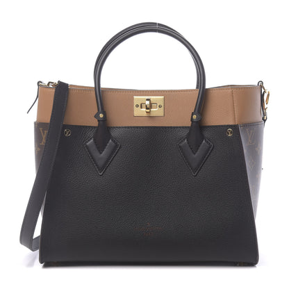 Louis Vuitton Calfskin Monogram On My Side Black 1 of 10