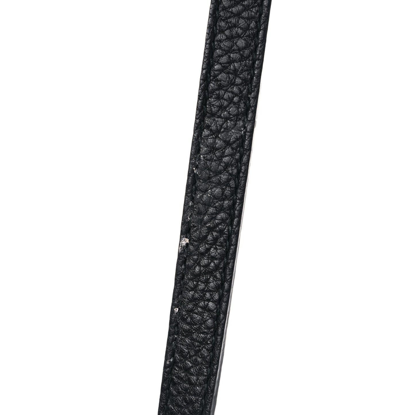 Pebbled Calfskin Small Soho Disco Bag Black