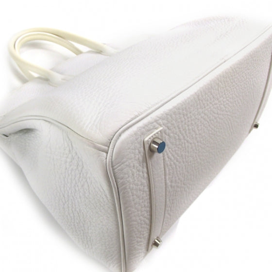 Taurillon Clemence Birkin 35 White