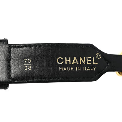 Chanel Lambskin Diamond Stitched Flap Waist Belt Bag 70 28 Black 7 of 19