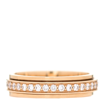 Piaget 18K Rose Gold Diamond Possession Wedding Band Ring 54 6.75 3 of 4